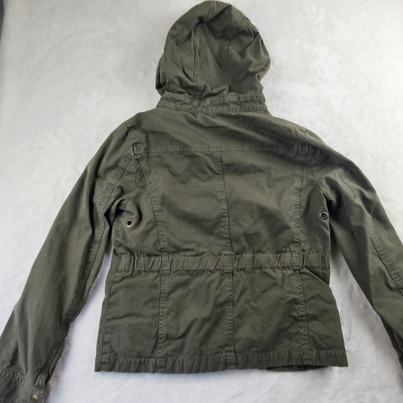 J. Crew Military Jacket 2 Washed & Aged Women’s Army Green Utility parka - Picture 5 of 9